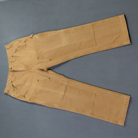 Carhartt Pants Men's 35x30 Brown Double Knee Relaxed Fit Duck Canvas 10098-211 - Picture 1 of 10